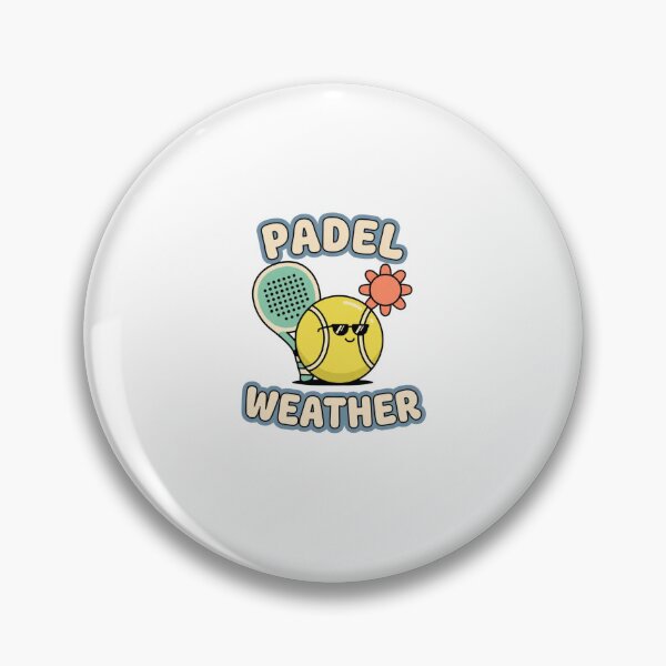 Item preview, Padel Weather Cute Sports Ball designed and sold by GoofyShopp.