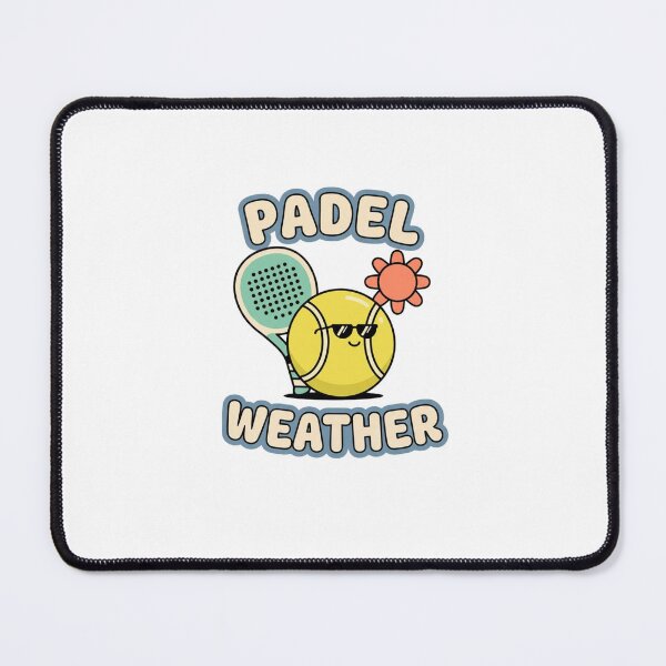 Item preview, Padel Weather Cute Sports Ball designed and sold by GoofyShopp.