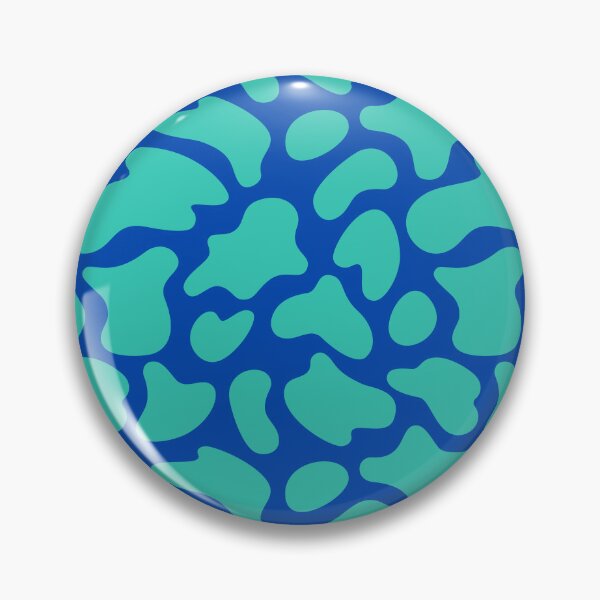 Item preview, Modern Graphic Cow Print Pattern | Blue & Teal designed and sold by Frohyou.