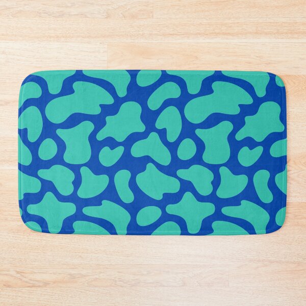 Item preview, Modern Graphic Cow Print Pattern | Blue & Teal designed and sold by Frohyou.