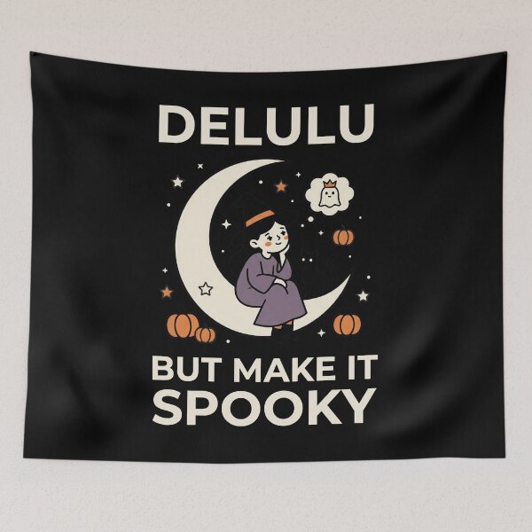 Item preview, Delulu but make it spooky Halloween design designed and sold by LiuTiuuu.