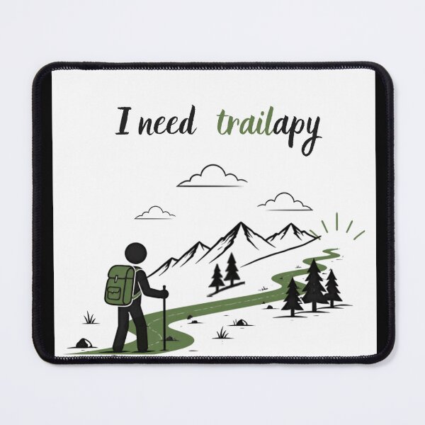 Item preview, I Need Trailapy – Funny Hiking Mountain Therapy designed and sold by T-version.