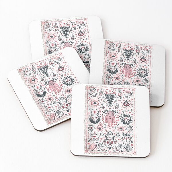 Item preview, Gothic Occult Satanic Demon Hand Drawn Art designed and sold by Romgora.