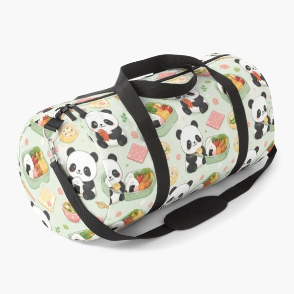 Item preview, Cute Panda Rice Ball Bento Pattern | Kawaii Japanese Food Design designed and sold by Soft Berry Studio.