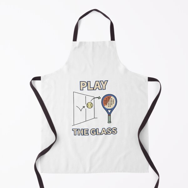 Item preview, Play the Glass Minimal Padel Design designed and sold by GoofyShopp.
