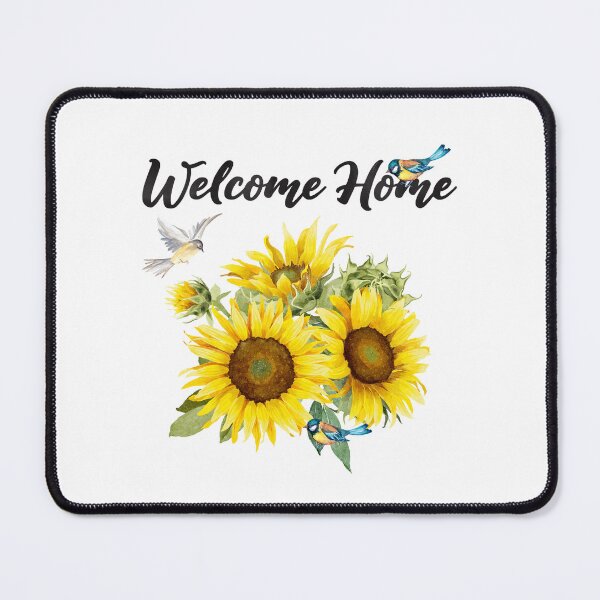Item preview, Welcome Home with Sunflower Bouquet & Birds designed and sold by JeweledDesigns.