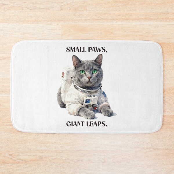 Item preview, One small step for cat - astronaut cat watercolor designed and sold by WildArtIT.