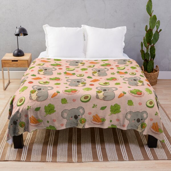 Item preview, Cute Koala Veggie Wrap Pattern | Kawaii Fresh Food Design designed and sold by Soft Berry Studio.