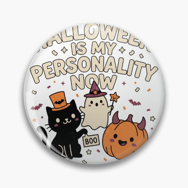 Item preview, Halloween is my personality now designed and sold by LiuTiuuu.