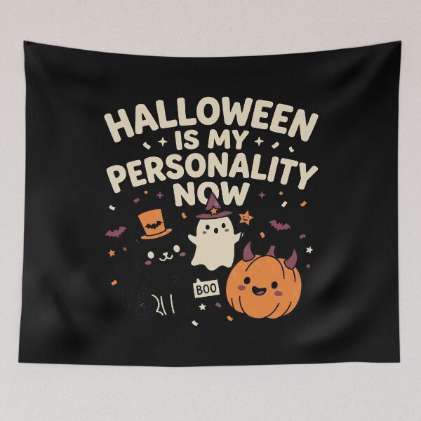 Item preview, Halloween is my personality now designed and sold by LiuTiuuu.