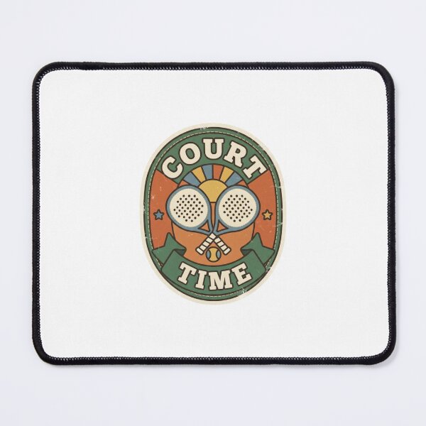 Item preview, Court Time Vintage Padel Badge designed and sold by GoofyShopp.
