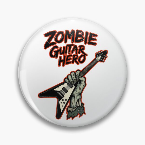 Item preview, Zombie Guitar Hero - Flying V Guitar designed and sold by TontikDesign.