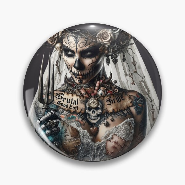 Item preview, Brutal Bride Steel Pitchfork Corset designed and sold by Voodoo Store Paranormal Collections.