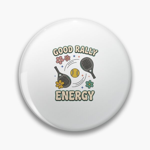 Item preview, Good Rally Energy Colorful Padel designed and sold by GoofyShopp.