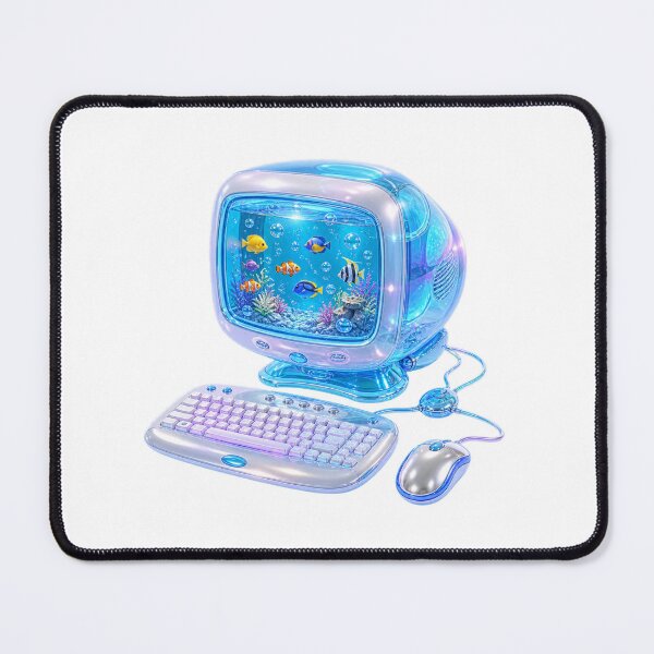 Item preview, Frutiger Aero Aquarium CRT Computer Y2K Tech designed and sold by MeanPanduh.