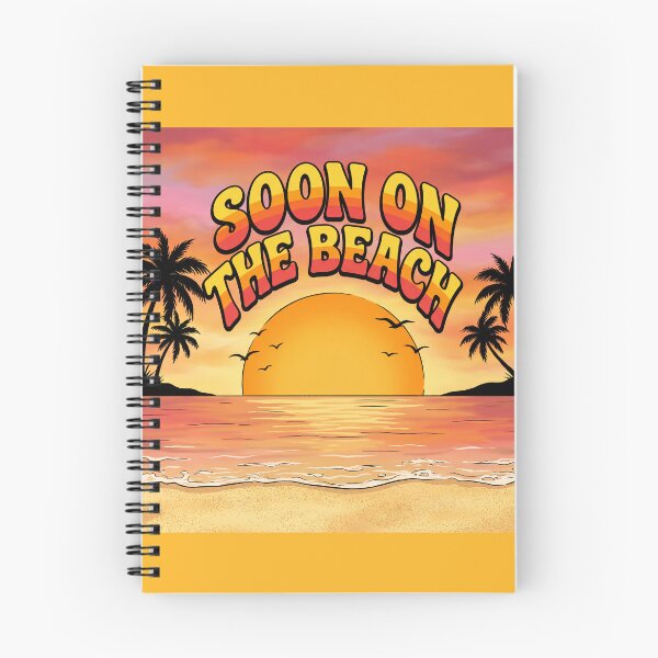 Item preview, Soon on the Beach – Summer Vacation Sunset Beach Travel Design 3 designed and sold by WordPlayStudio.
