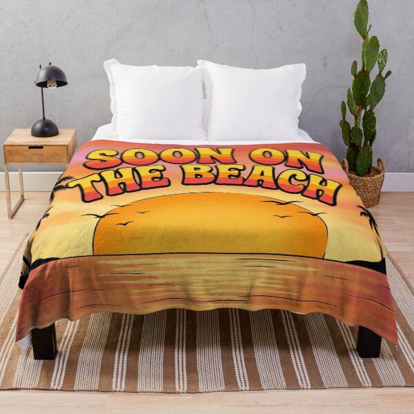 Item preview, Soon on the Beach – Summer Vacation Sunset Beach Travel Design 3 designed and sold by WordPlayStudio.