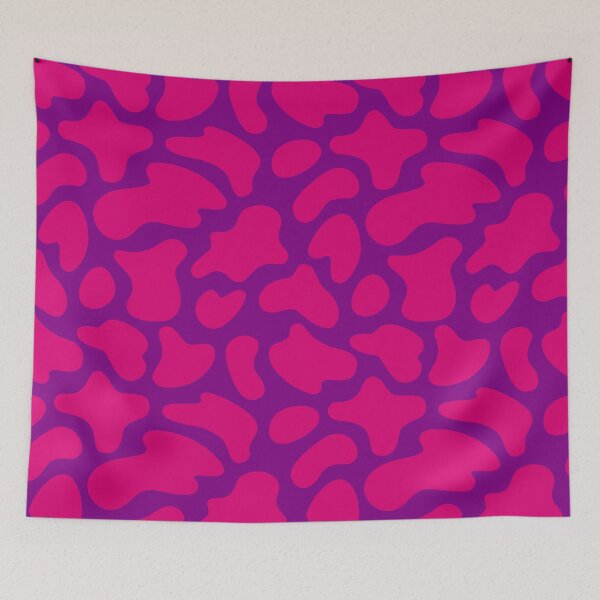 Item preview, Modern Graphic Cow Print Pattern | Purple & Pink designed and sold by Frohyou.