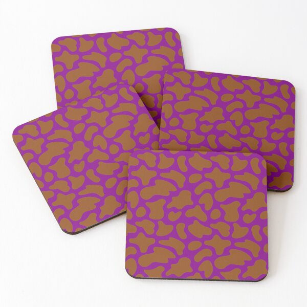 Item preview, Modern Graphic Cow Print Pattern | Purple & Brown designed and sold by Frohyou.
