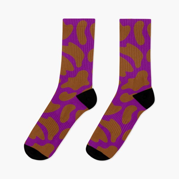 Item preview, Modern Graphic Cow Print Pattern | Purple & Brown designed and sold by Frohyou.