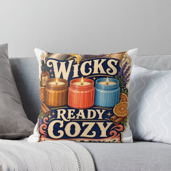 Item preview, Wicks Ready Cozy Steady Candle Maker Art designed and sold by CheerfulNest.