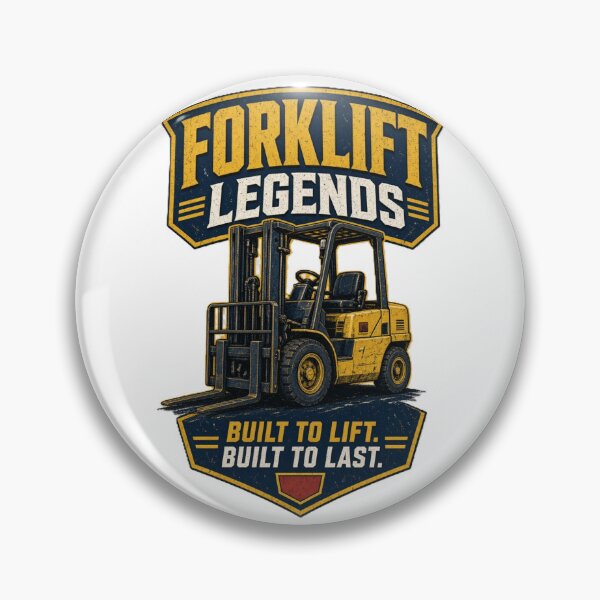 Item preview, Forklift Legends Vintage Warehouse Design designed and sold by RetroNibylander.