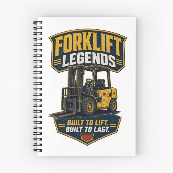 Item preview, Forklift Legends Vintage Warehouse Design designed and sold by RetroNibylander.