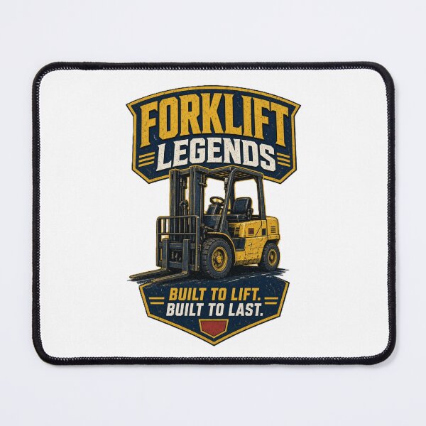 Item preview, Forklift Legends Vintage Warehouse Design designed and sold by RetroNibylander.
