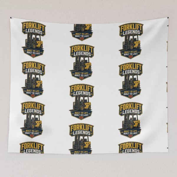 Item preview, Forklift Legends Vintage Warehouse Design designed and sold by RetroNibylander.