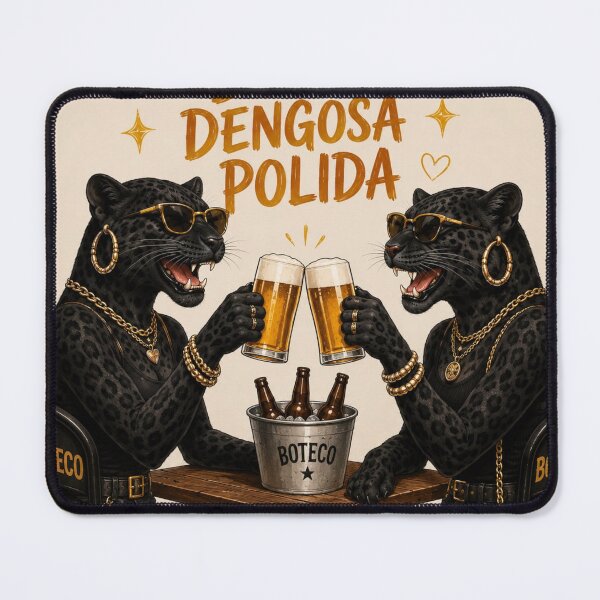 Item preview, Doce Dengosa Polida — Black Leopard Brazilian Boteco designed and sold by Traços do Brasil .