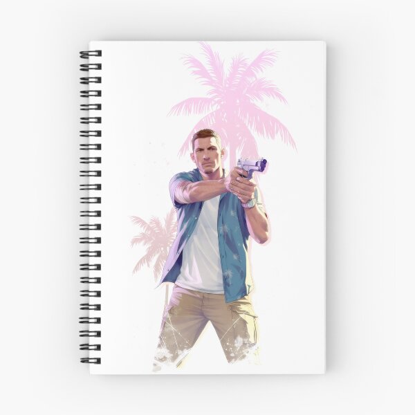 Item preview, Tropical Action Shooter - Palms & Pistol Art Illustration designed and sold by Billy Morfo™.