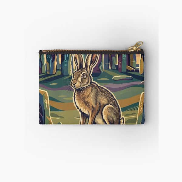 Item preview, Vintage Stonehenge Hare Travel Art designed and sold by ZUMERI.