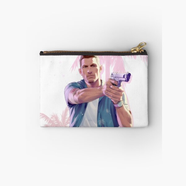 Item preview, Tropical Action Shooter - Palms & Pistol Art Illustration designed and sold by Billy Morfo™.