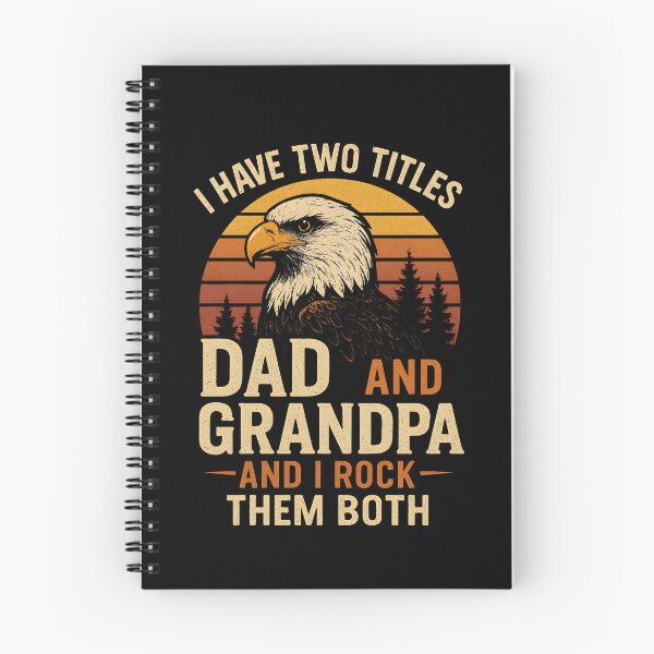 Item preview, I Have Two Titles Dad And Grandpa And I Rock Them Both Eagle Sunset Proud Grandpa Vintage designed and sold by Photo-Sphere101.