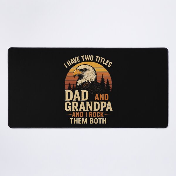 Item preview, I Have Two Titles Dad And Grandpa And I Rock Them Both Eagle Sunset Proud Grandpa Vintage designed and sold by Photo-Sphere101.