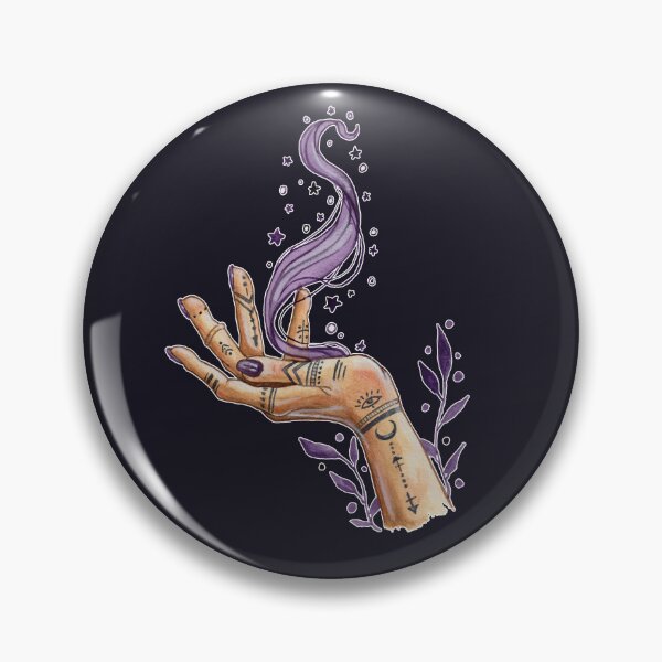 Item preview, Witchy Magic Hand Spell Celestial Moon designed and sold by esmavart.