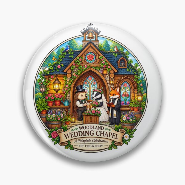 Item preview, Woodland Wedding Chapel | Enchanted Forest Animal Wedding | Fairytale Romance designed and sold by MrDev.