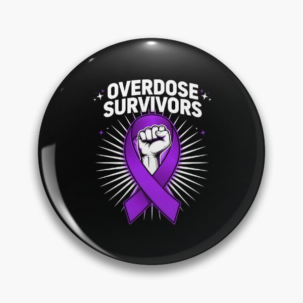 Item preview, Overdose Awareness Month Overdose Survivors Drug Addiction Ribbon Awareness designed and sold by Redgiant87x.