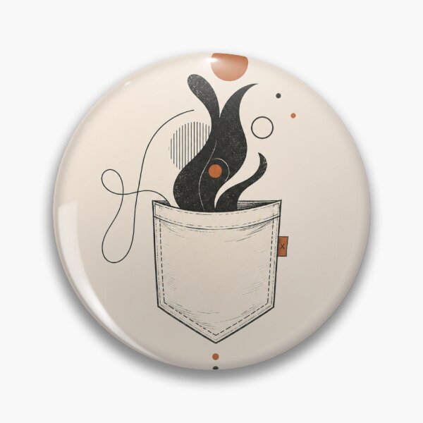 Item preview, Abstract Pocket Shadow Minimalist Art designed and sold by VYBORA Studio.