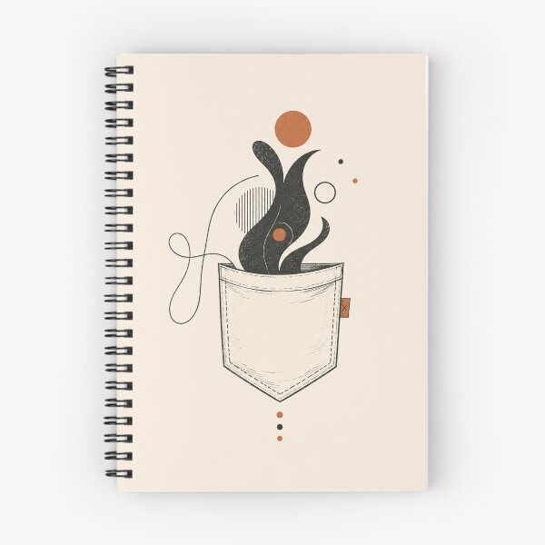 Item preview, Abstract Pocket Shadow Minimalist Art designed and sold by VYBORA Studio.