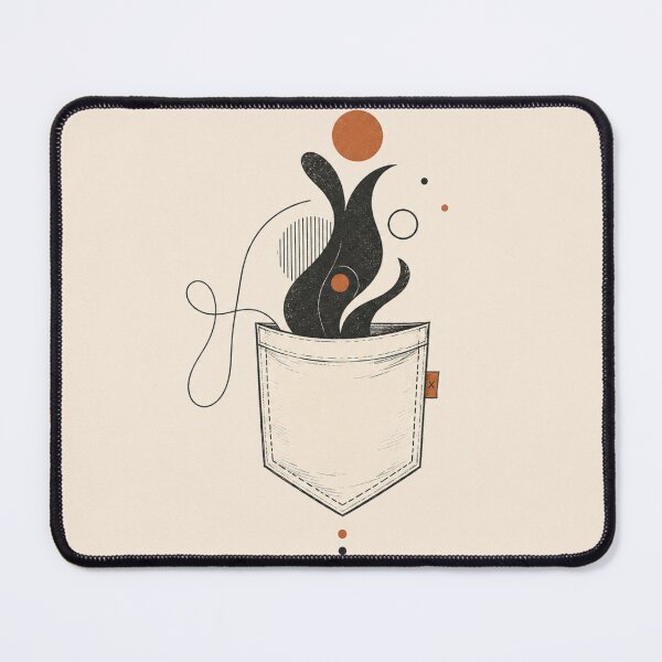 Item preview, Abstract Pocket Shadow Minimalist Art designed and sold by VYBORA Studio.
