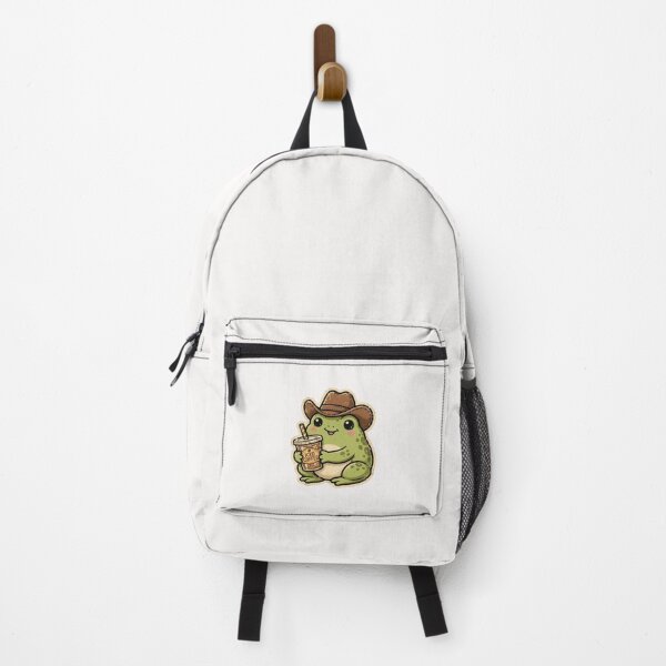 Item preview, Cowboy Frog With Iced Coffee - Funny Retro Cowboycore designed and sold by FBA.