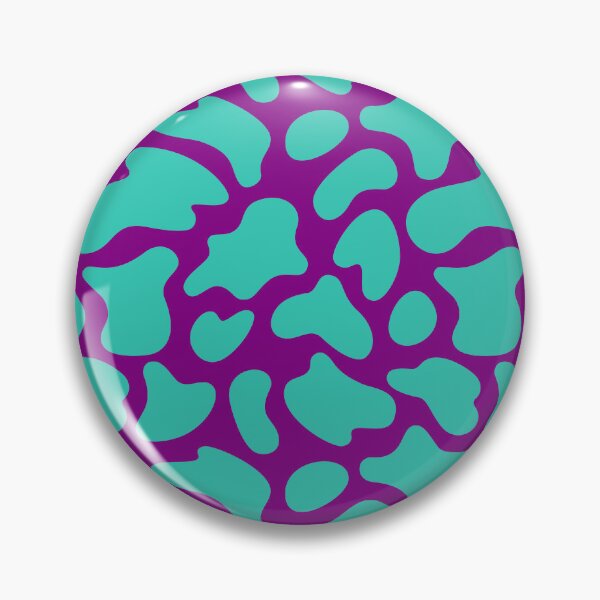 Item preview, Modern Graphic Cow Print Pattern | Purple & Teal designed and sold by Frohyou.