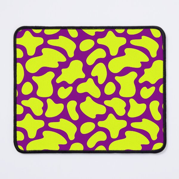 Item preview, Modern Graphic Cow Print Pattern | Purple & Chartreuse designed and sold by Frohyou.