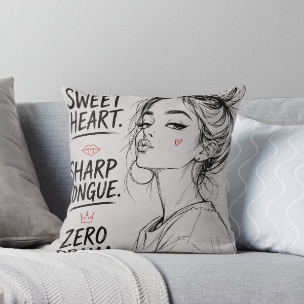 Item preview, SWEET HEART, SHARP TONGUE, ZERO DRAMA designed and sold by WesWay.