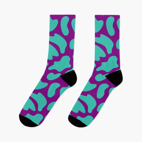 Item preview, Modern Graphic Cow Print Pattern | Purple & Teal designed and sold by Frohyou.