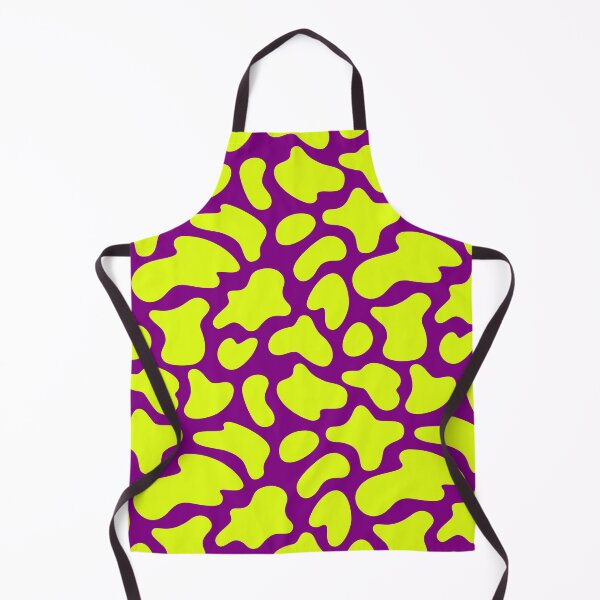 Item preview, Modern Graphic Cow Print Pattern | Purple & Chartreuse designed and sold by Frohyou.