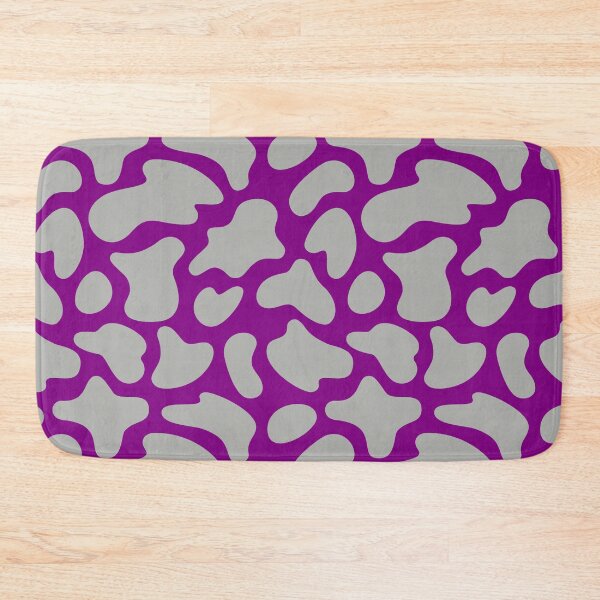 Item preview, Modern Graphic Cow Print Pattern | Purple & Gray designed and sold by Frohyou.