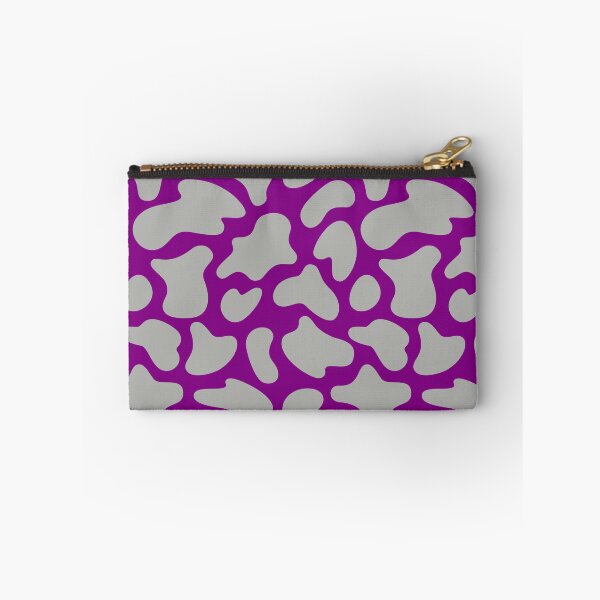 Item preview, Modern Graphic Cow Print Pattern | Purple & Gray designed and sold by Frohyou.