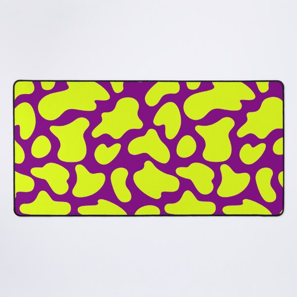 Item preview, Modern Graphic Cow Print Pattern | Purple & Chartreuse designed and sold by Frohyou.